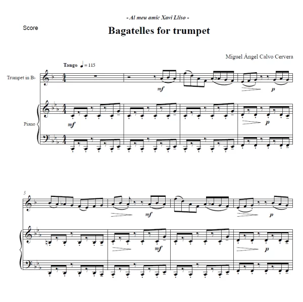 Bagatelles for Trumpet