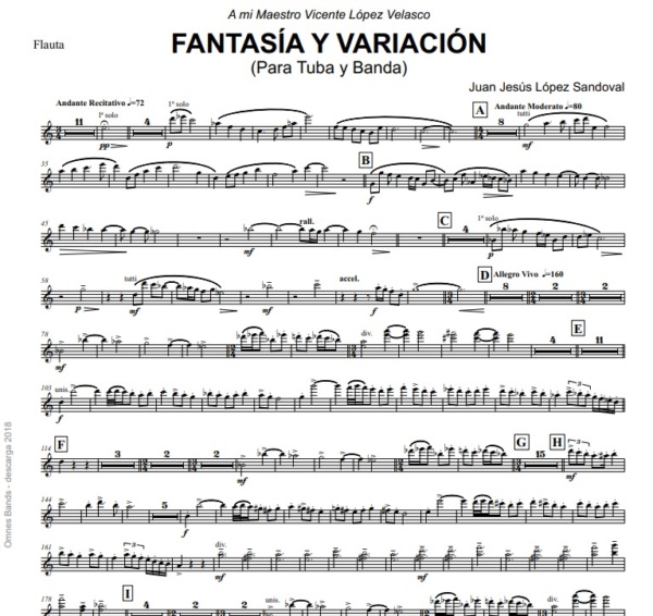 Fantasía y Variación para Tuba y Banda – Bild 2