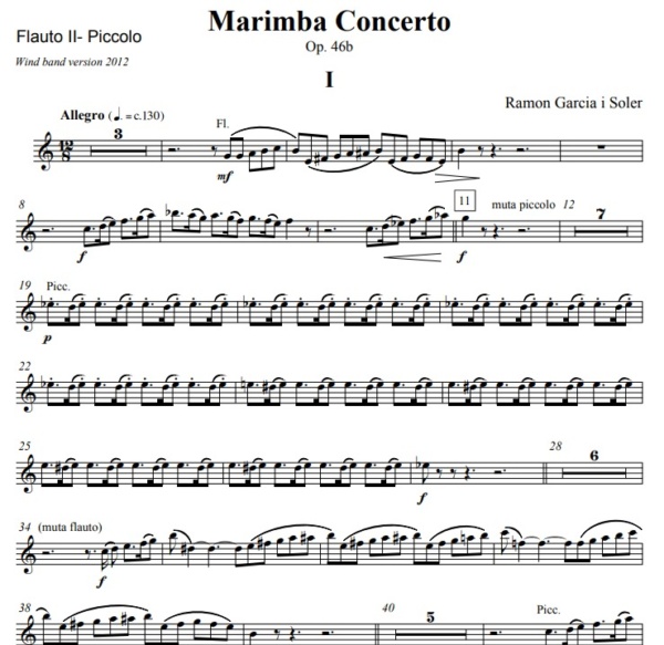 Marimba Concerto (Versión para Marimba y Banda) – Image 3